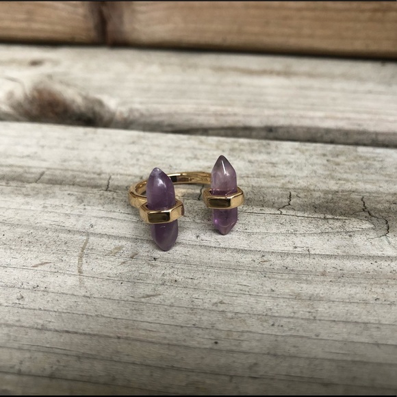 Jewelry - Gorgeous Lilac “Cuff” Ring